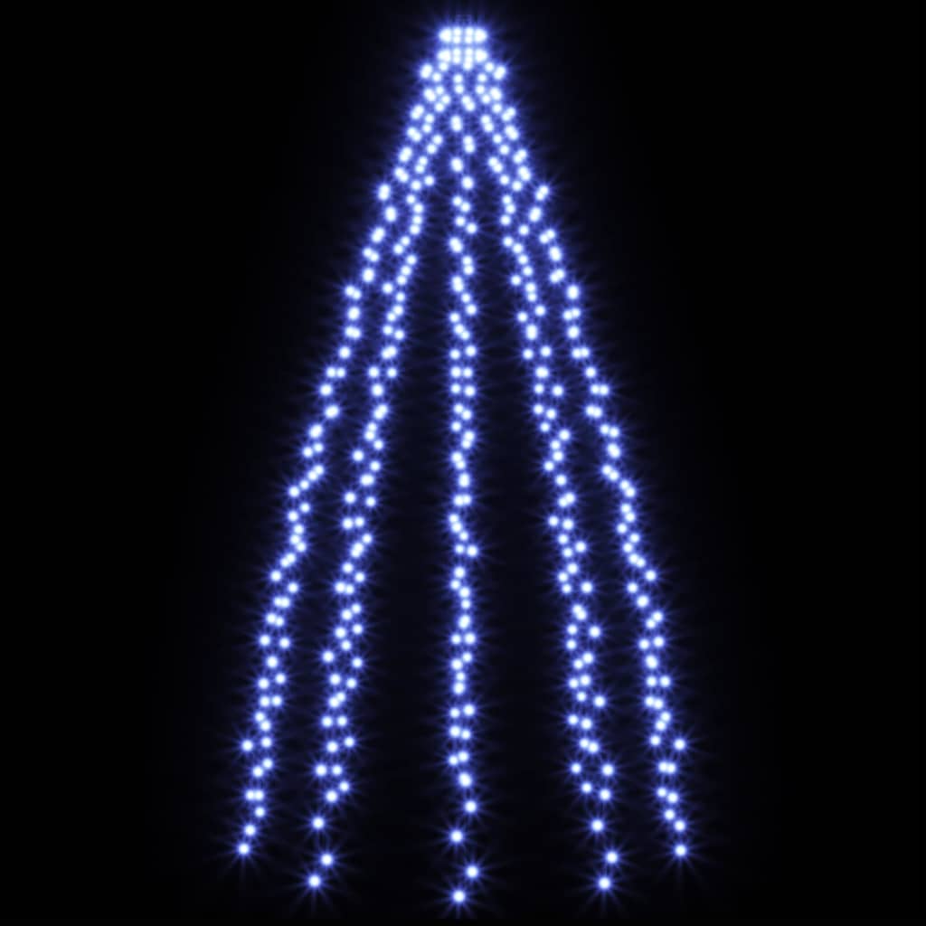VidaXL Weihnachtsbaumbeleuchtung mit 400 LEDs, blaues Netz, 400 cm