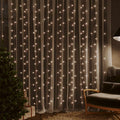 VidaXL Lichterkette mit 300 LEDs und 8 Funktionen, 3 x 3 m, warmweiß