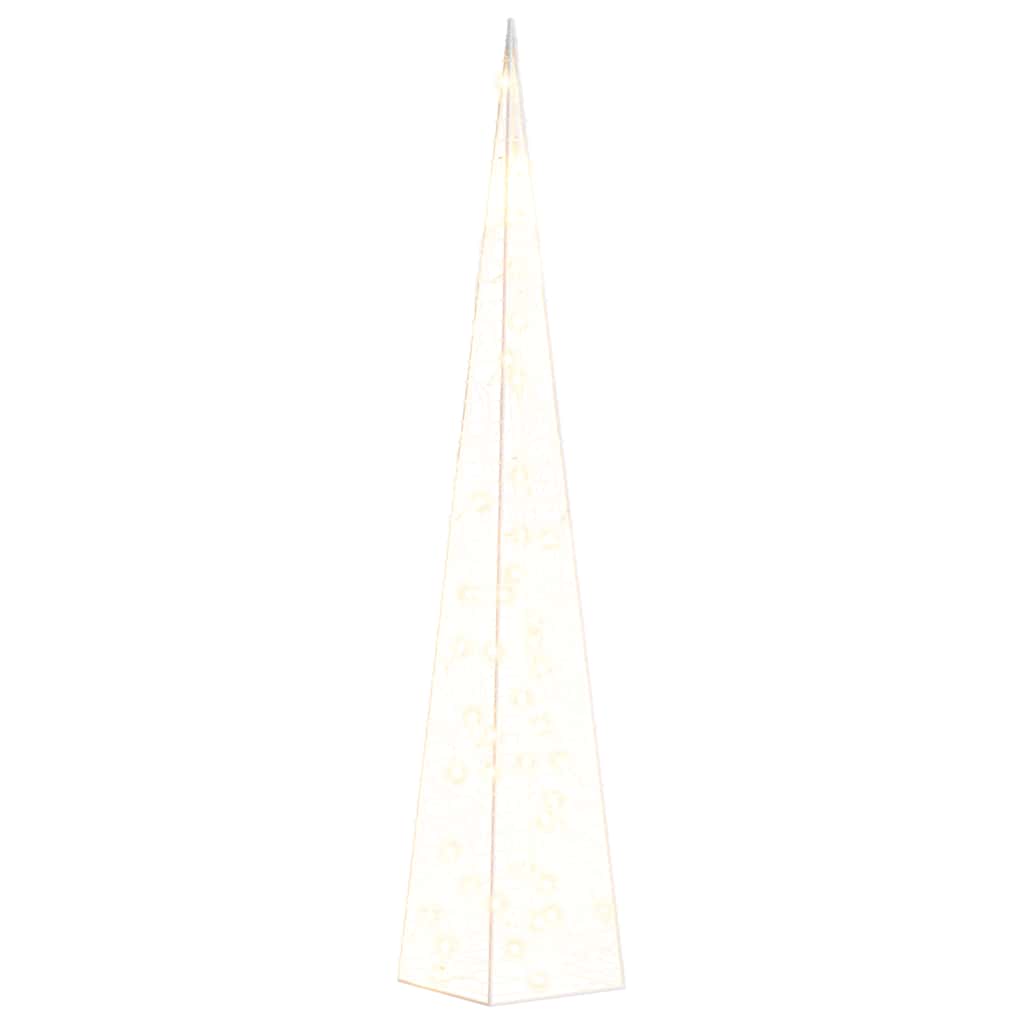 Vidaxl lichtkegel decoratief led 90 cm acryl warmwit