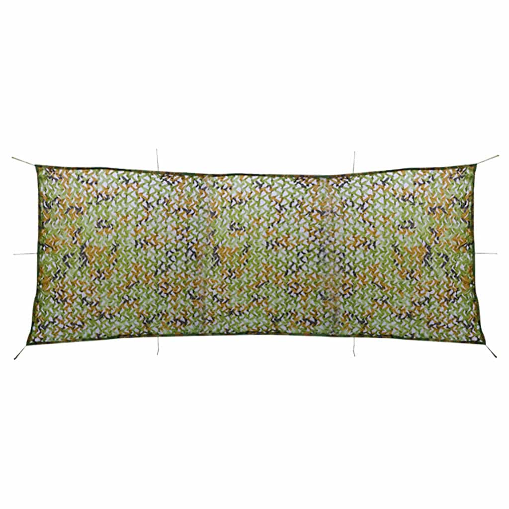 VidaXL Tarnnetz mit Aufbewahrungstasche 1,5 x 5 m Grün