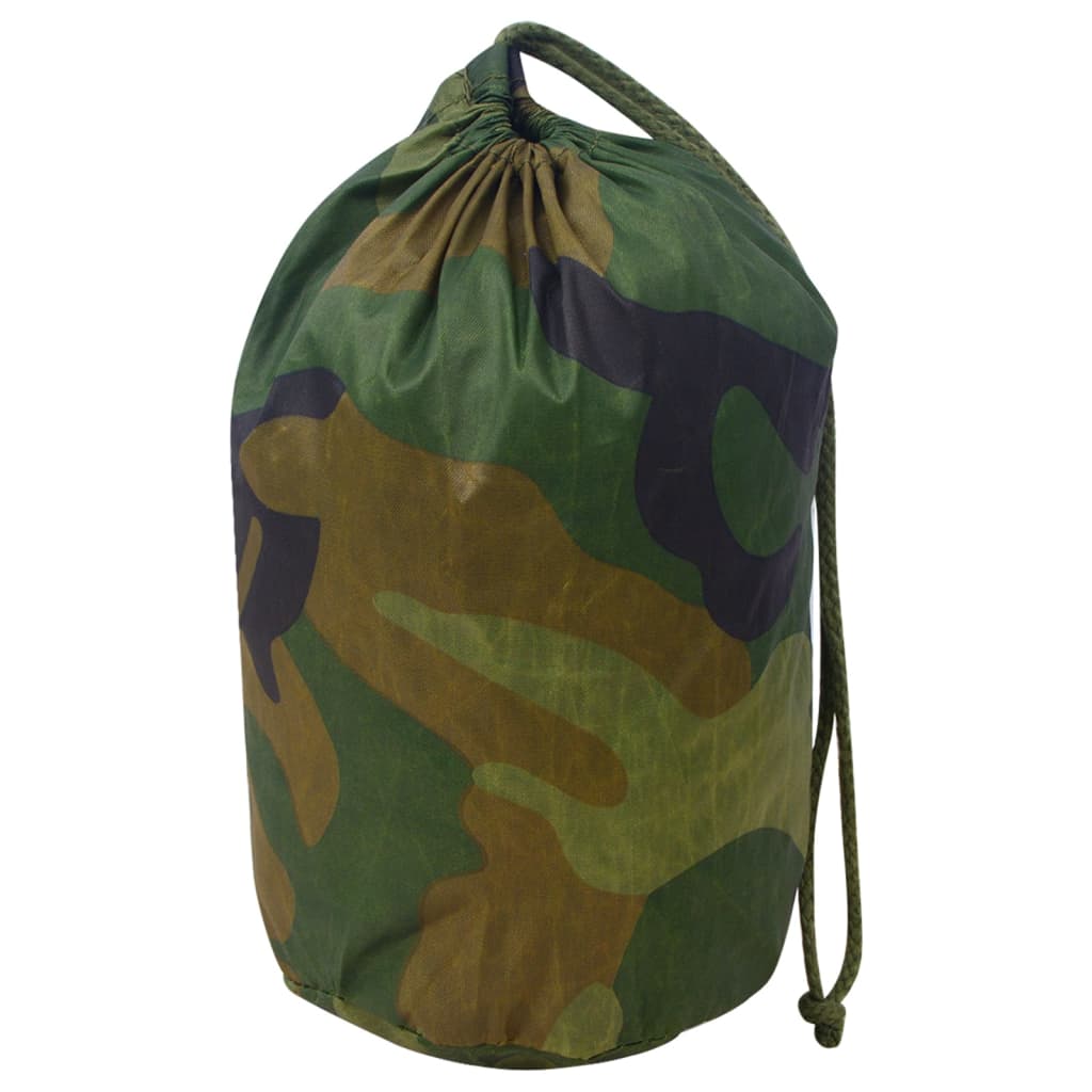 Vidaxl camouflagenet met opbergtas 5x7 m groen