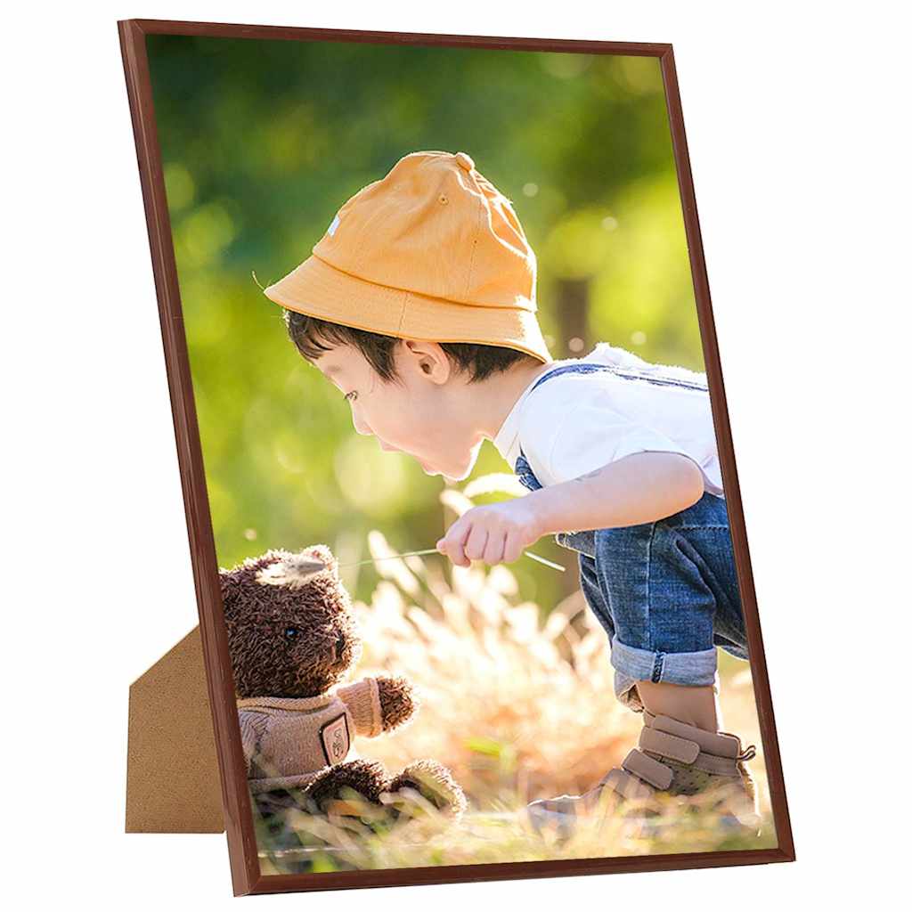 VIDAXL – Bilderrahmen, 5er-Pack, für Wand oder Tisch, 70 x 90 cm, MDF, Bronze-Finish