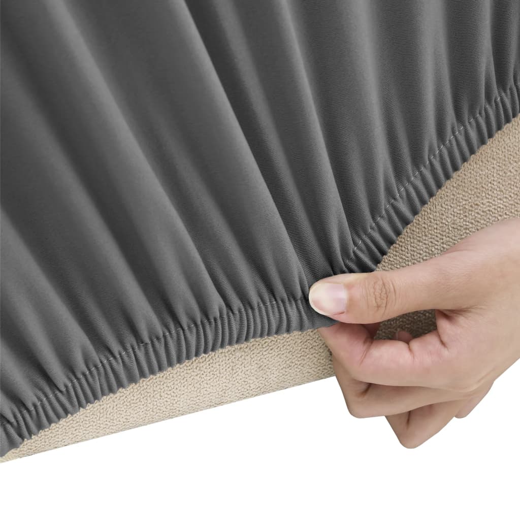 VidaXL Sofabezug Stretch-Polyester-Jersey Anthrazit