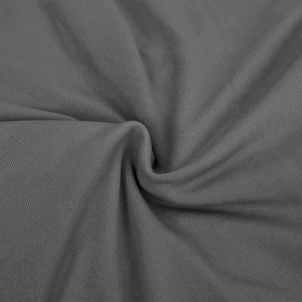 VidaXL Zweisitzer-Sofabezug aus Stretch-Polyester-Jersey, anthrazit