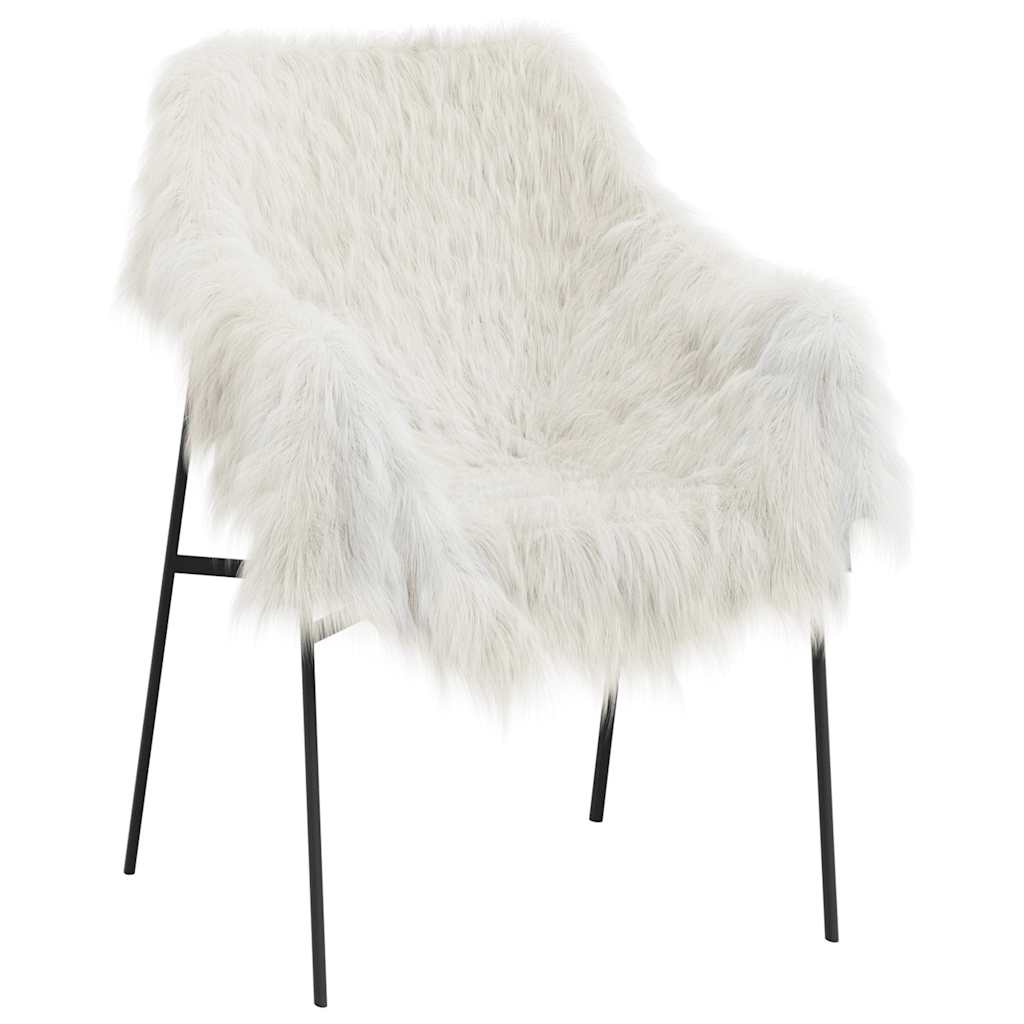 VidaXL Schaffell (60-70)x(90-100) cm Cremefarben