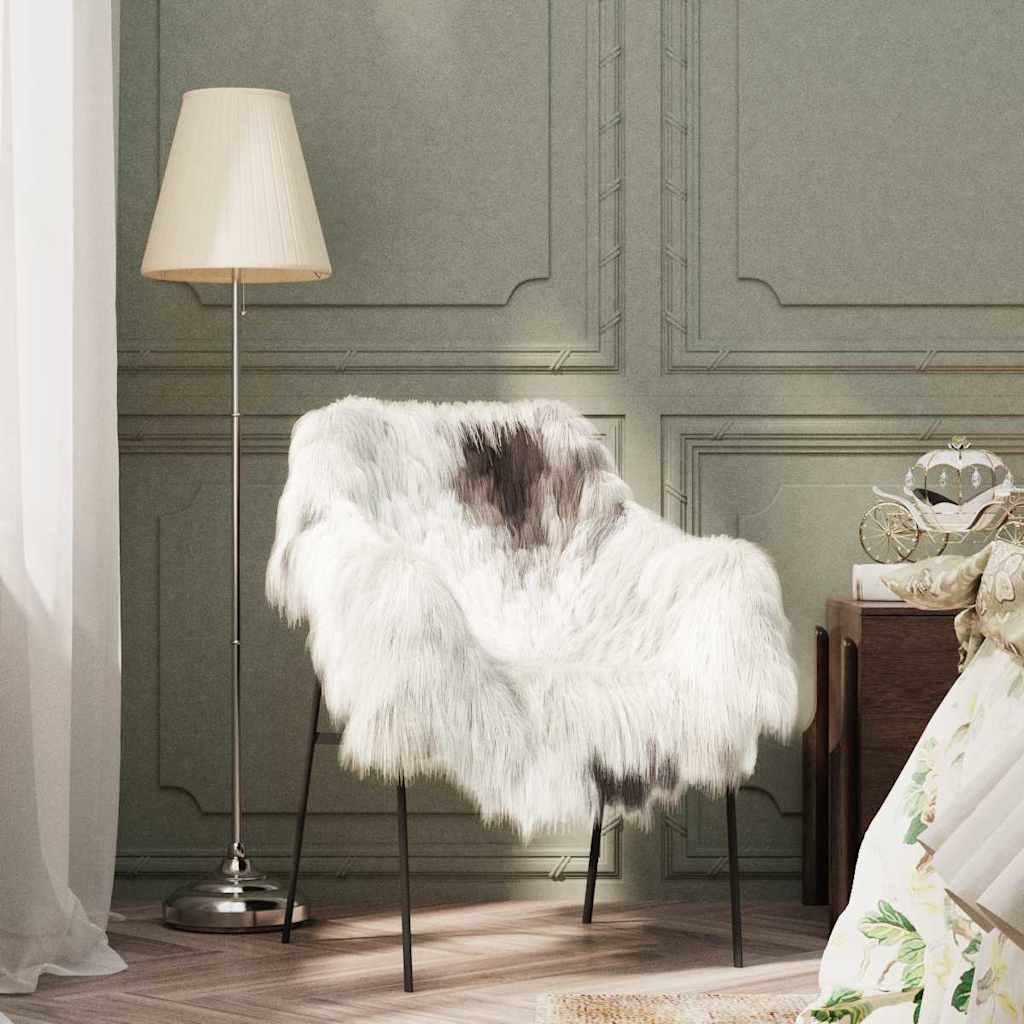 Vidaxl schapenvacht (60-70)x(90-100) cm gemengde kleur
