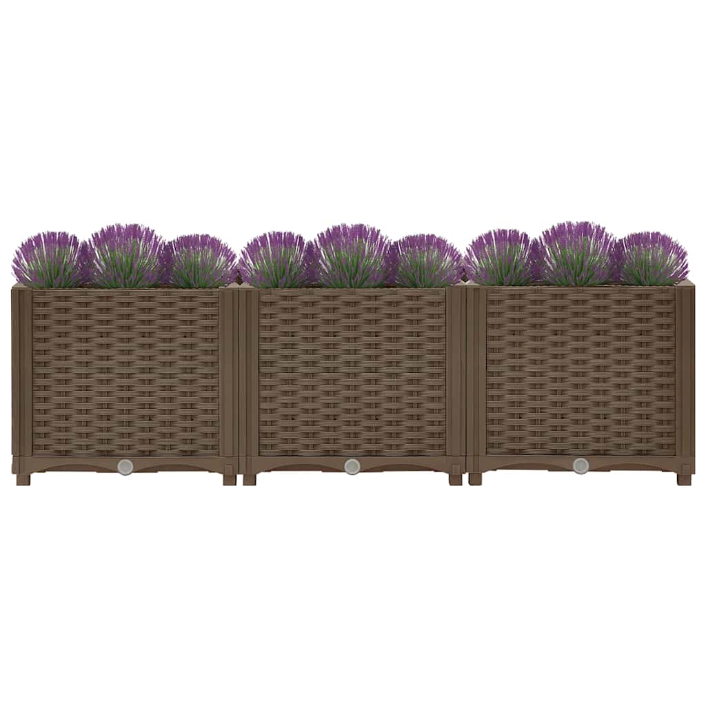 Vidaxl verhoogd bed 120x40x38 cm polypropyleen