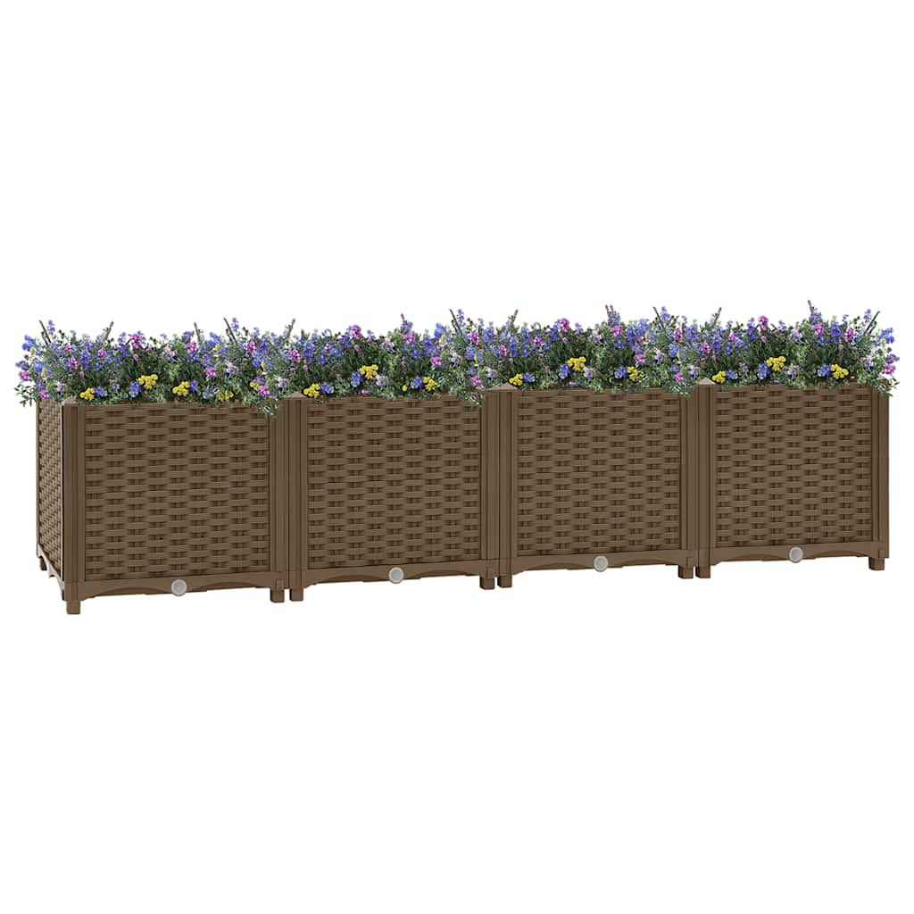 Vidaxl verhoogd bed 160x40x38 cm polypropyleen