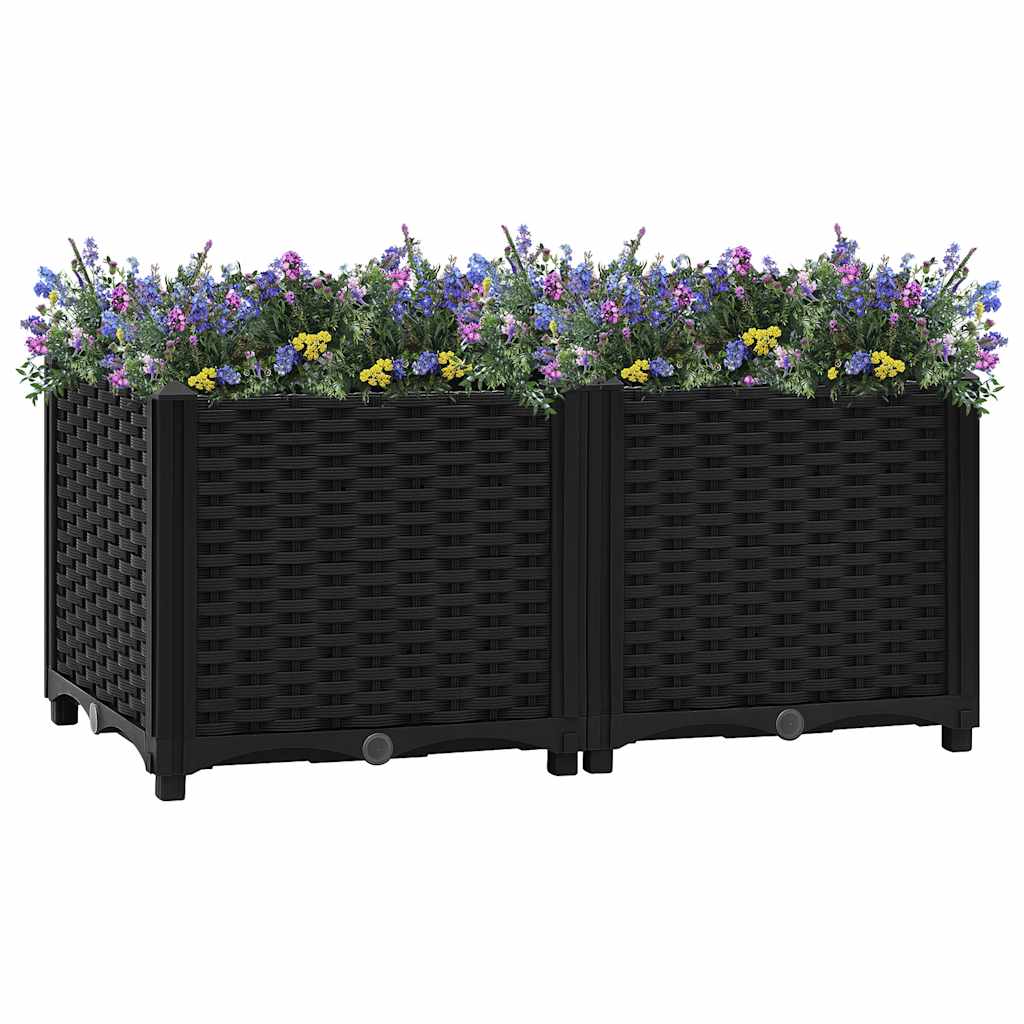 Vidaxl verhoogd bed 80x40x38 cm polypropyleen