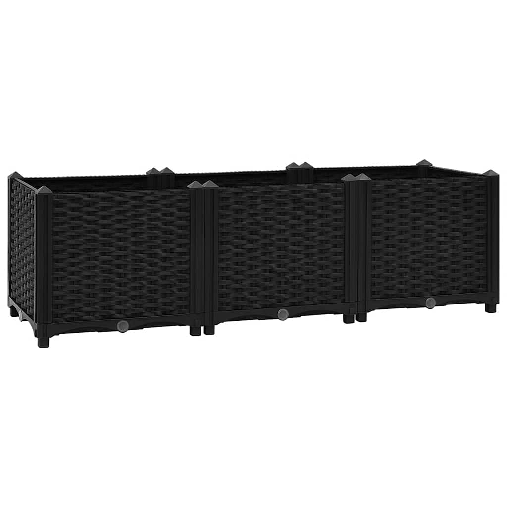 VIDAXL -Flanzer Höhe 120 x 40 x 38 cm Polypropylen