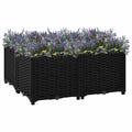 VIDAXL -Flanzer Höhe 80 x 80 x 38 cm Polypropylen