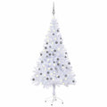 Vidaxl kunstkerstboom met verlichting en kerstballen 380 takken 150 cm