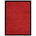 Vidaxl deurmat 40x60 cm rood