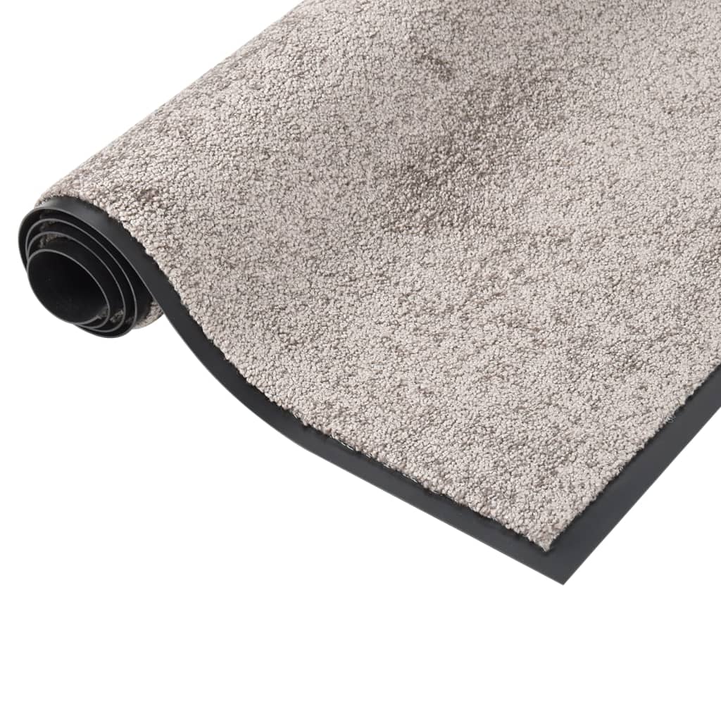 VidaXL Fußmatte 80x120 cm grau