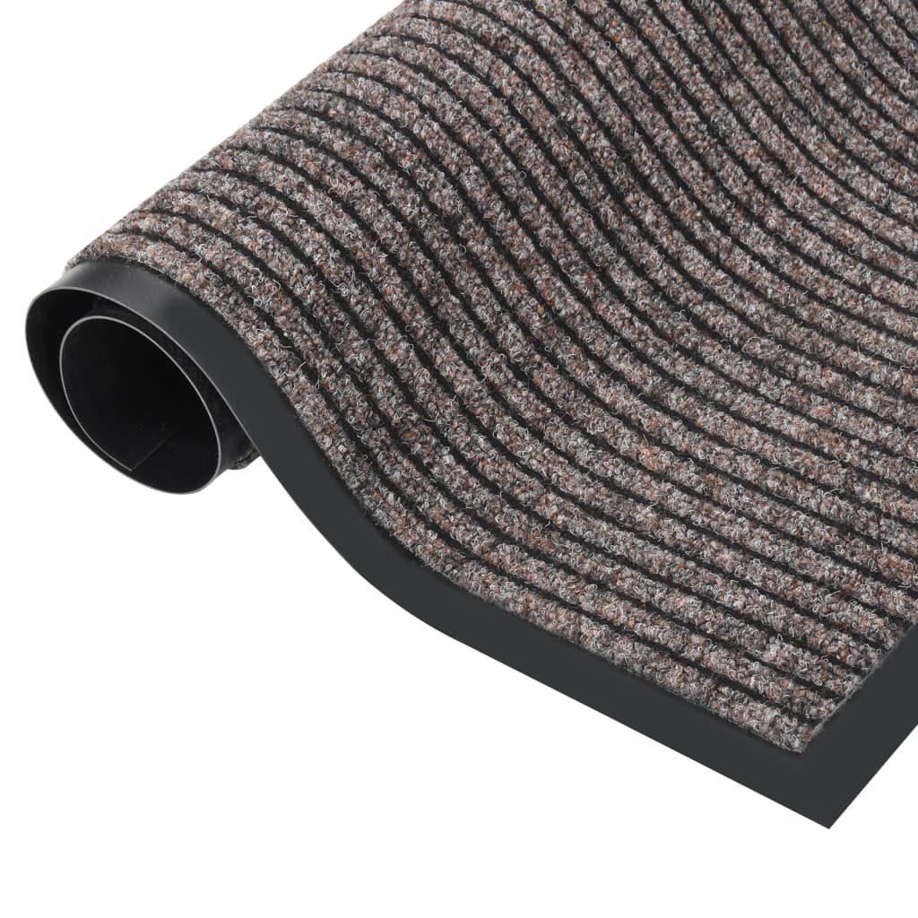 VidaXL Fußmatte 60x80 cm gestreift beige