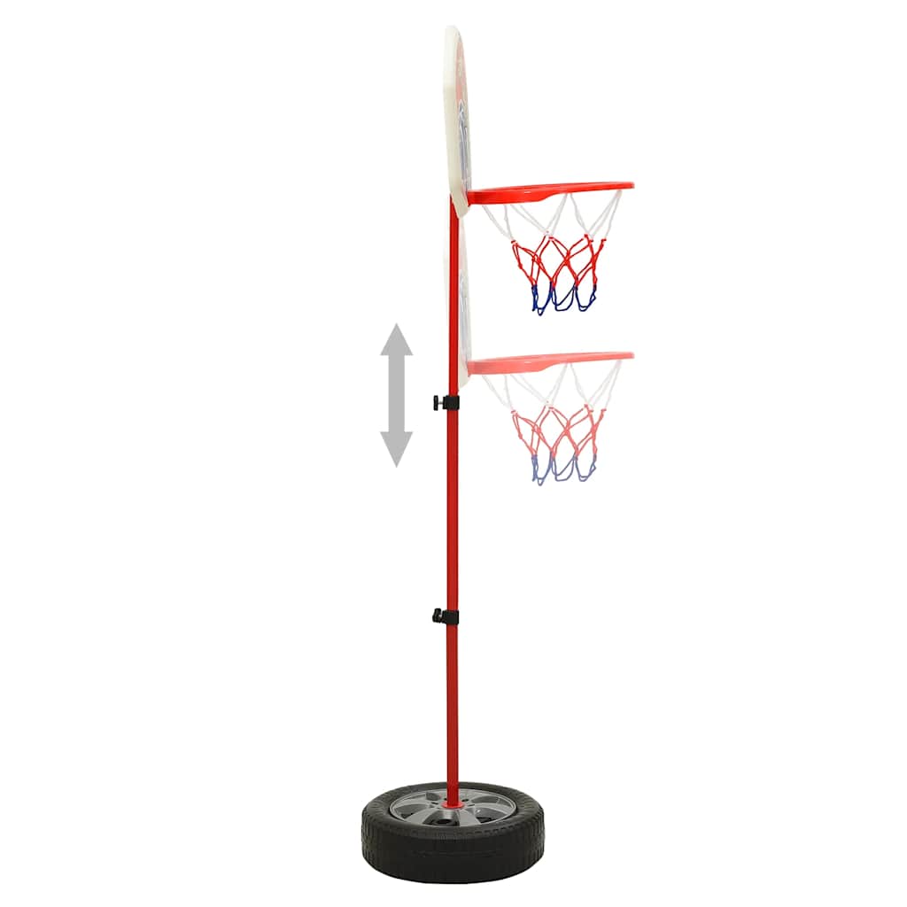 VidaXL Kinder-Basketballset, verstellbar, 120 cm