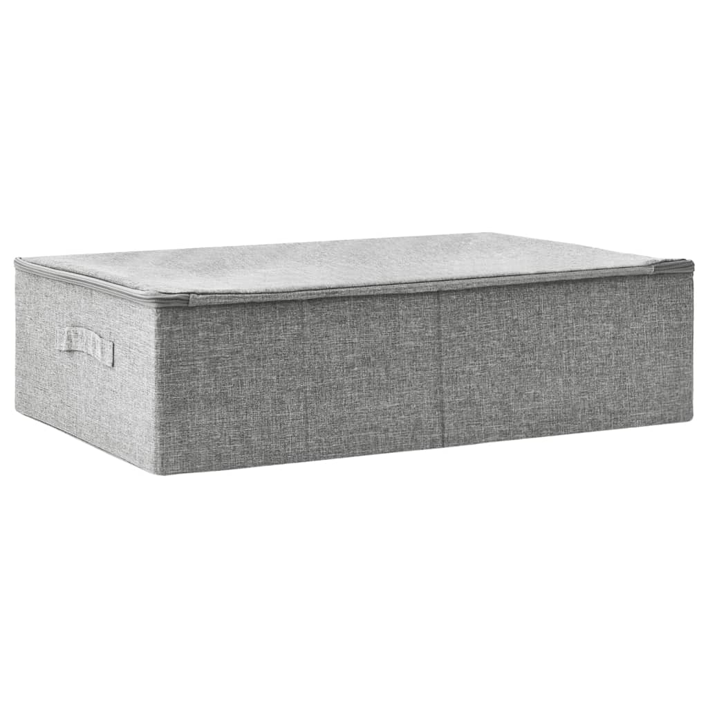 VidaXL Aufbewahrungsbox 70x40x18 cm Stoff Grau