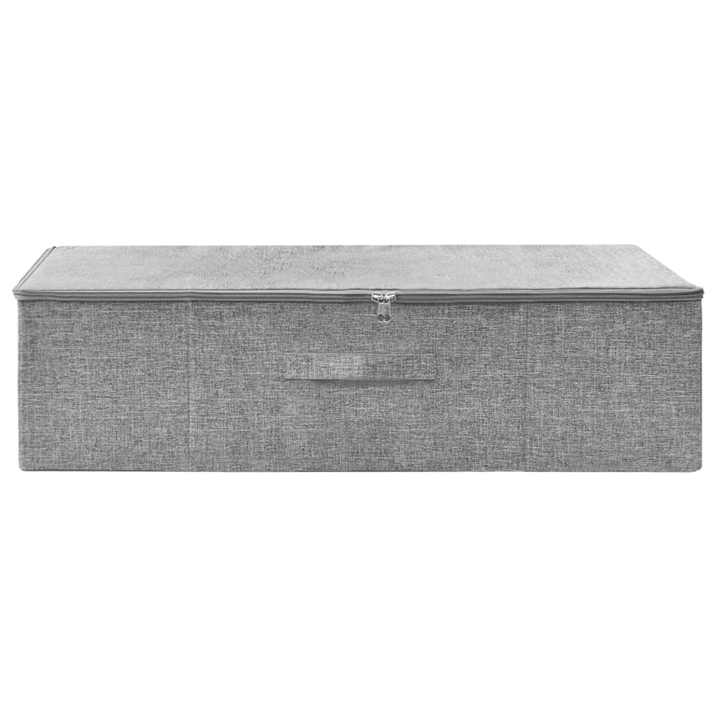VidaXL Aufbewahrungsbox 70x40x18 cm Stoff Grau