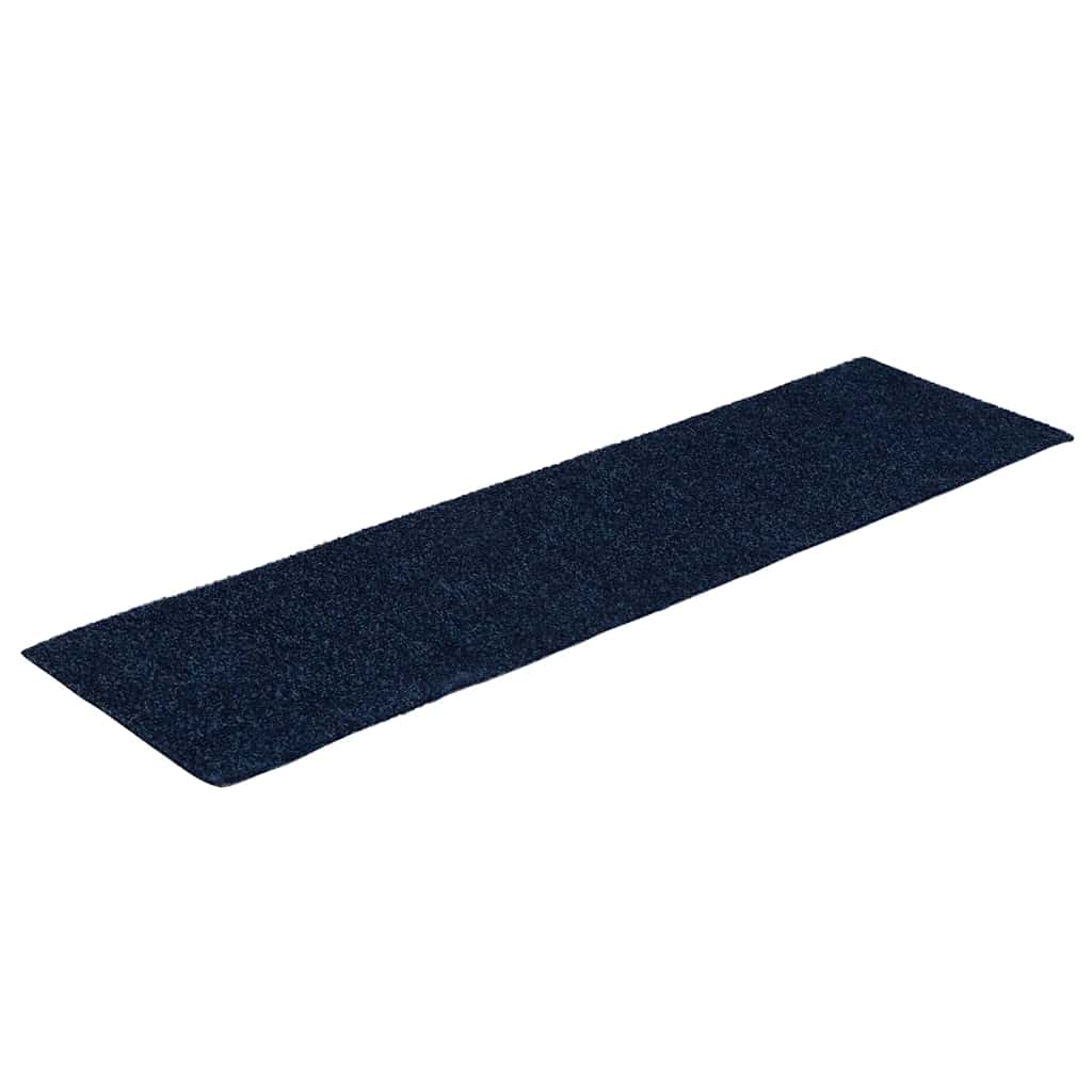 VidaXL 15 Stück Treppenmatten selbstklebend rechteckig 76x20 cm blau