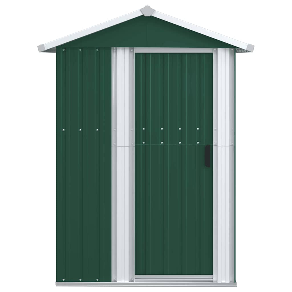 VidaXL Gartenhaus 126x97,5x177 cm verzinkt Stahlgrün