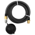 Vidaxl zuigslang met messing koppelingen 1,1'' 7 m pvc zwart
