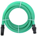 VidaXL Saugschlauch mit PVC-Kupplungen 1,1 Zoll 4 m PVC Grün
