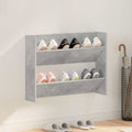 VidaXL Wandschuhschrank 80x18x60 cm bearbeitete Holzbetonpreis