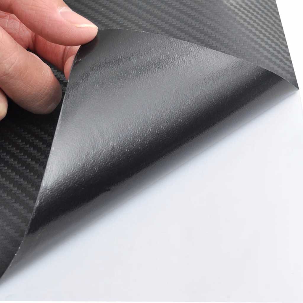 VidaXL 2 Stück Autofolie 3D 100x150 cm schwarz