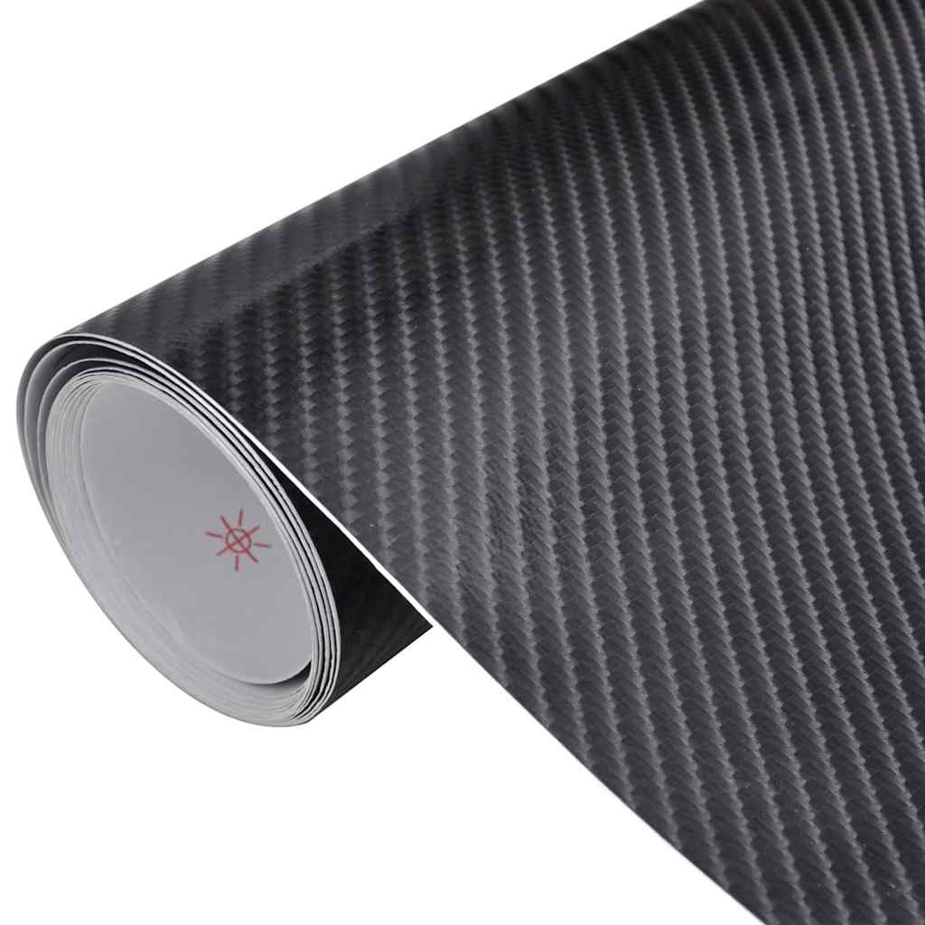 VidaXL 2 Stück Autofolie 4D 100x150 cm schwarz