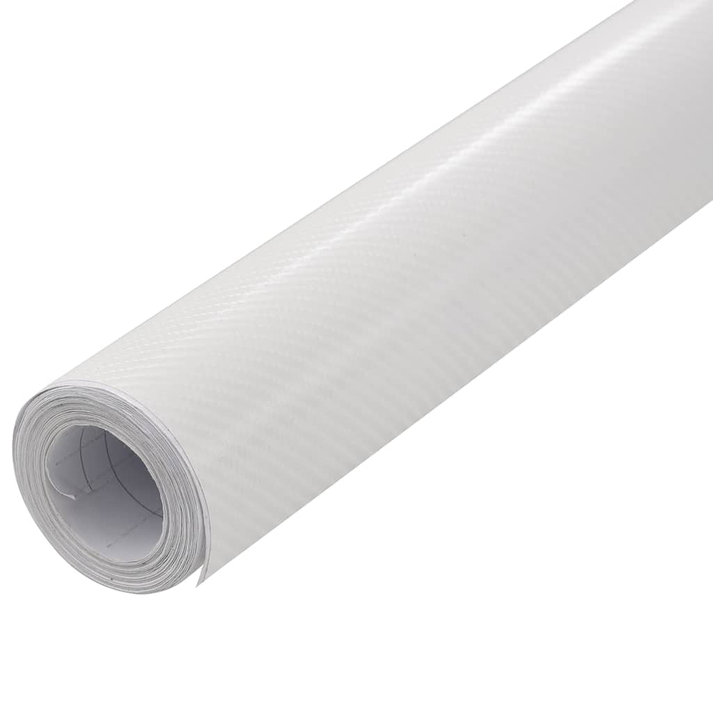 VidaXL 2-teiliges Autofolien-Set 4D 100x150 cm + 50x150 cm weiß