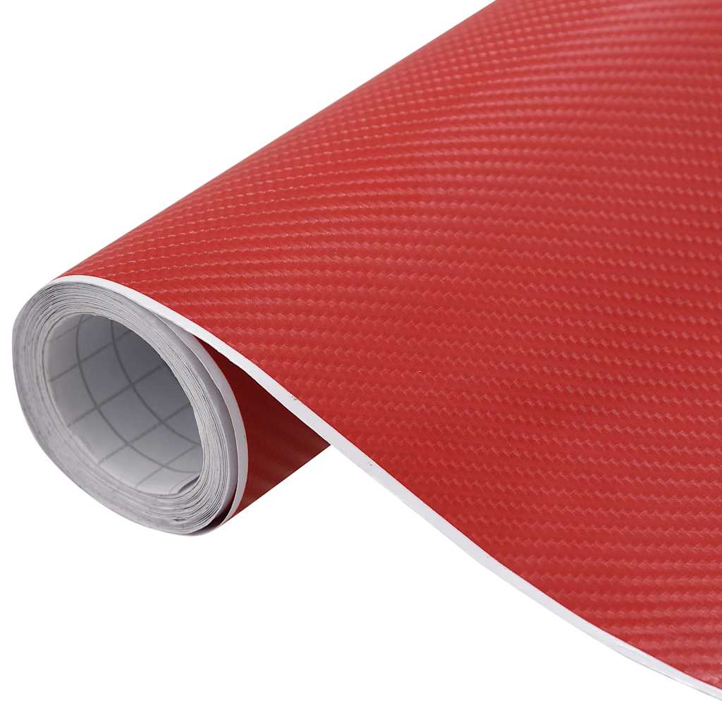 VidaXL 2 Stück Autofolie 4D 100x150 cm rot