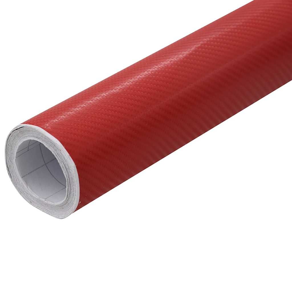VidaXL 2 Stück Autofolie 4D 100x150 cm rot