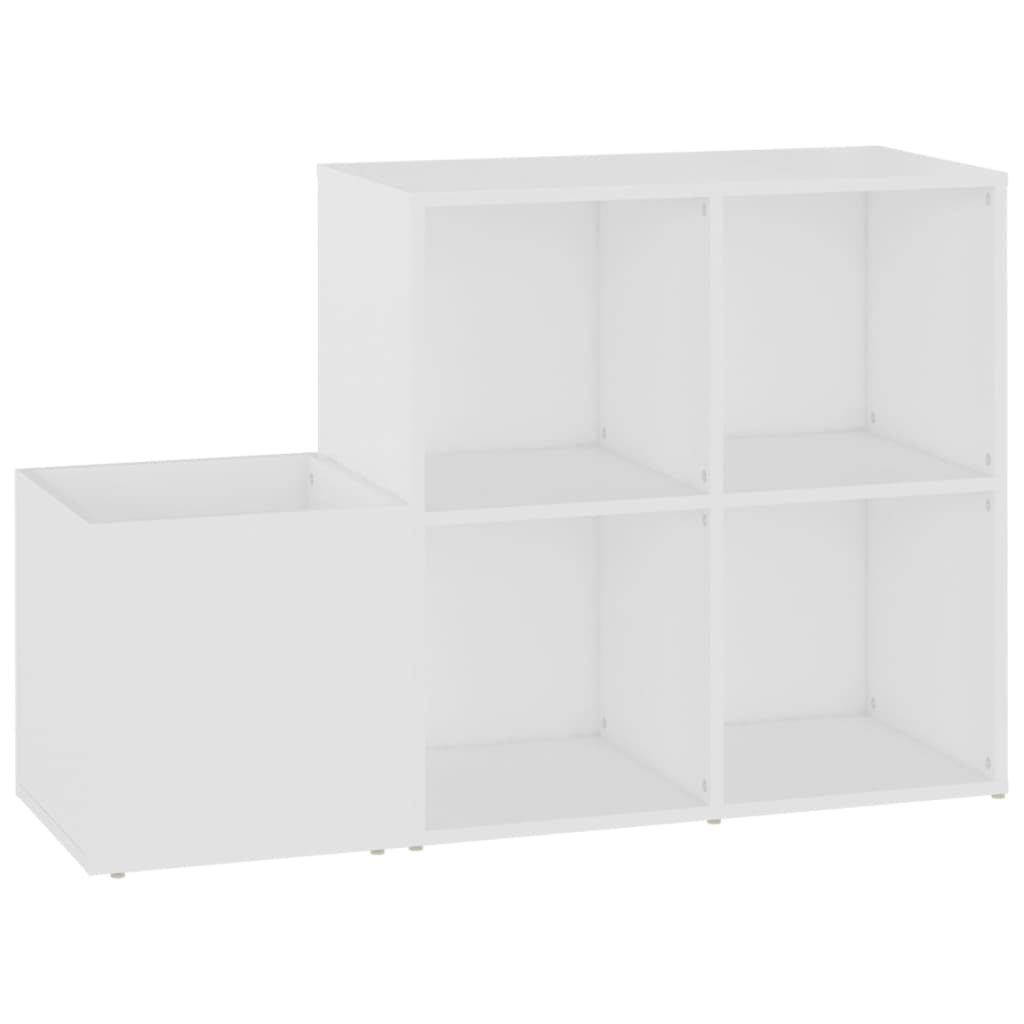 VIDAXL -Speicherschrank 105x35,5x70 cm verarbeitetes Holz weiß