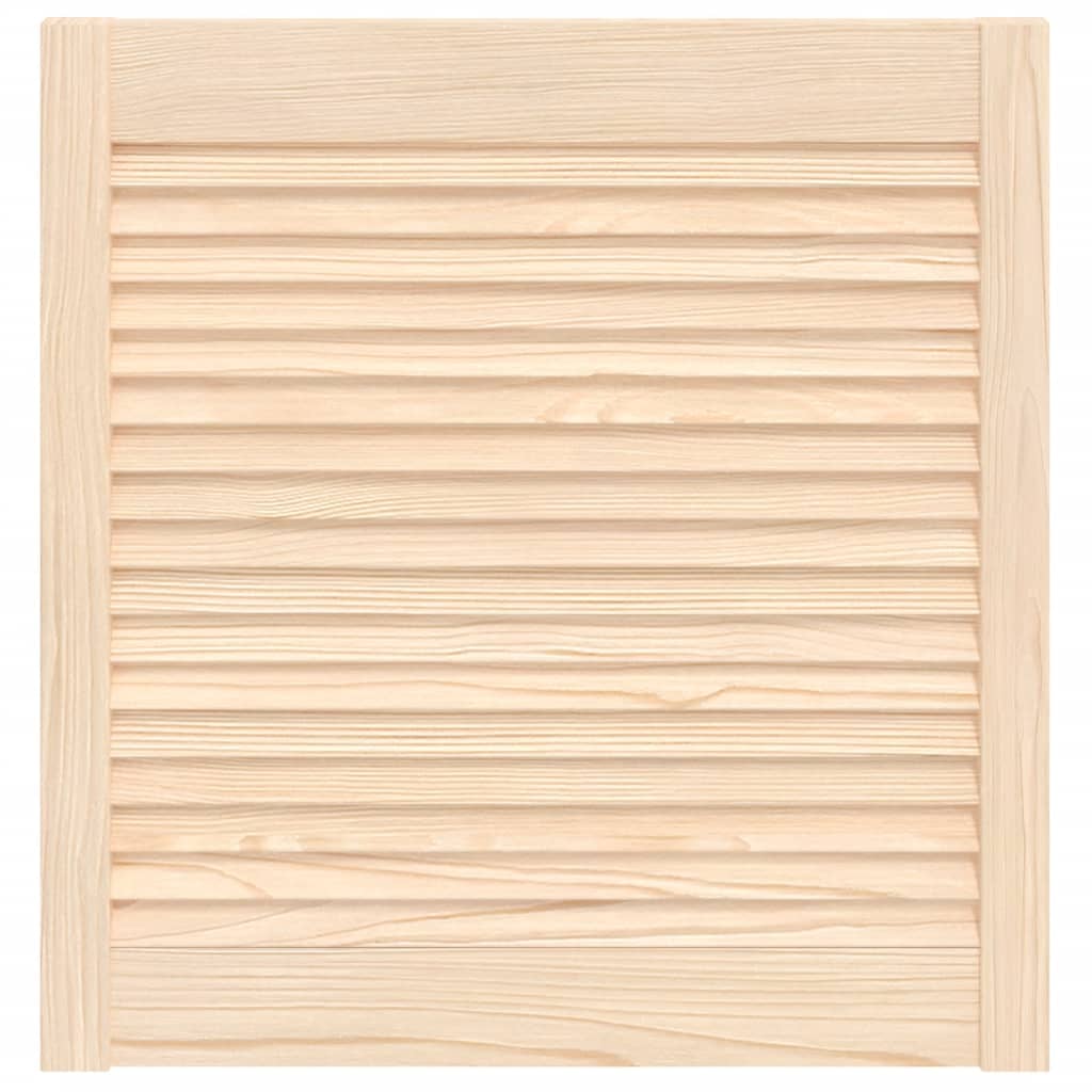VidaXL Schranktür mit Lamellen 61,5 x 59,4 cm, massives Kiefernholz