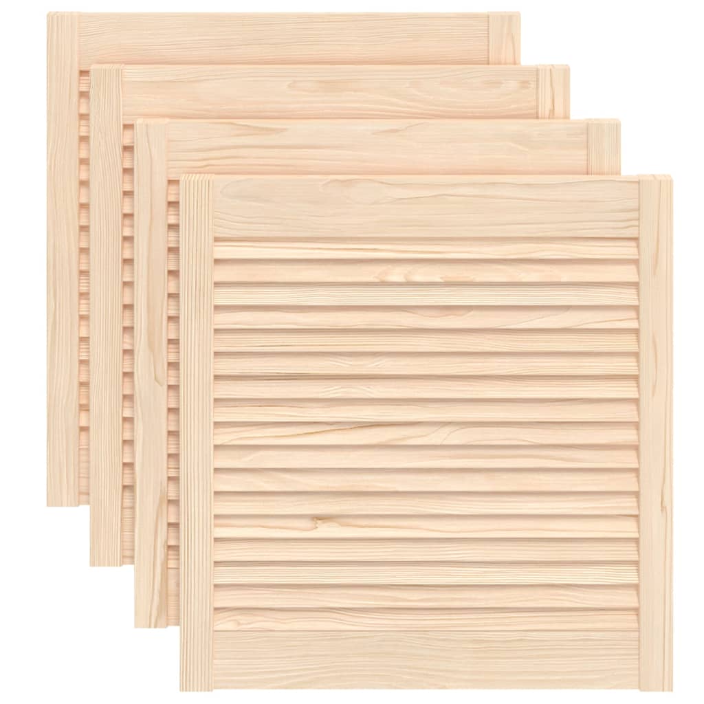 VIDAXL - Schiebelatten mit 4 Latten - Festkiefer, 61,5 x 59,4 cm