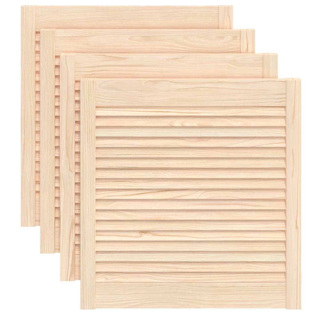 VIDAXL - Schiebelatten mit 4 Latten - Festkiefer, 61,5 x 59,4 cm