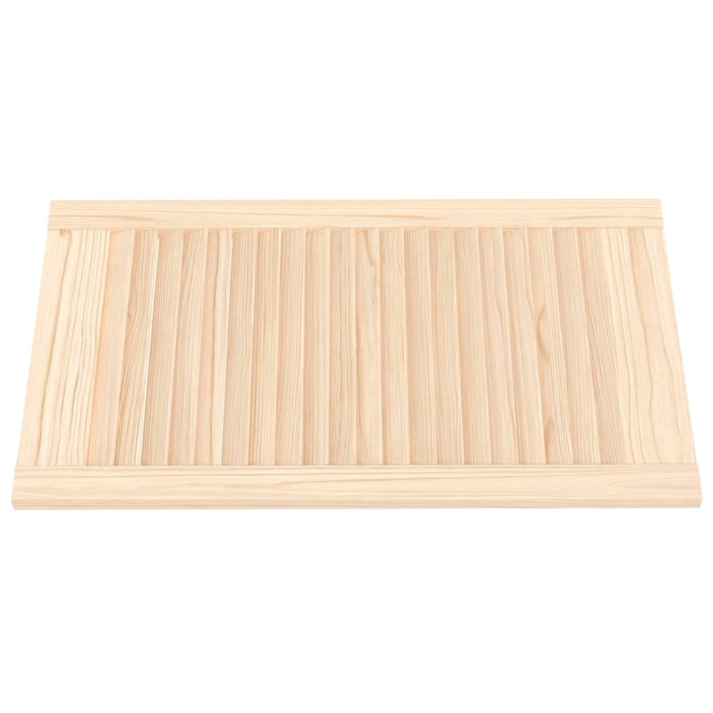 VidaXL Schranktüren mit Lamellen, 2 Stück, 69 x 39,4 cm, massives Kiefernholz
