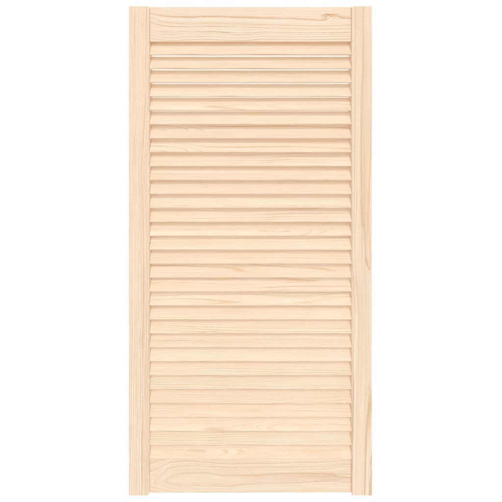 VidaXL Schranktür mit Lamellen 99,3 x 49,4 cm, massives Kiefernholz