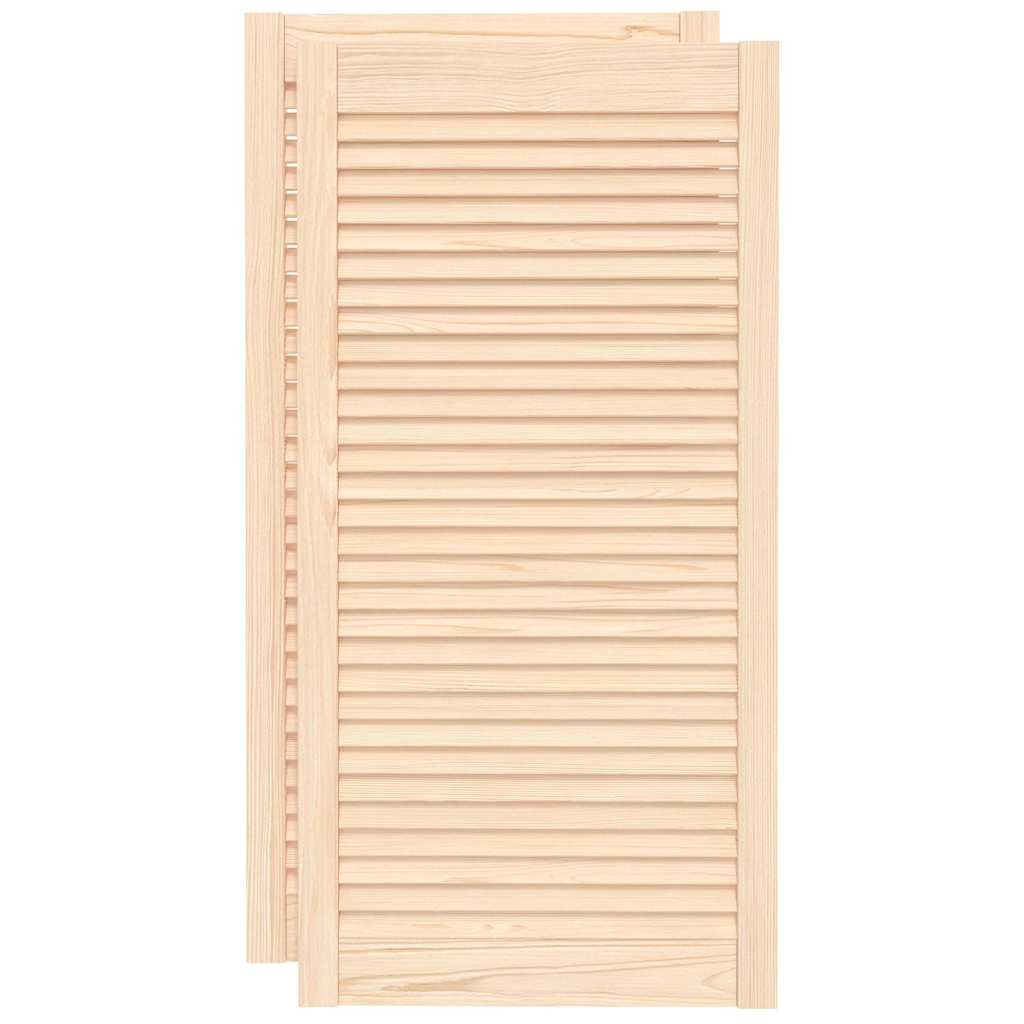 VIDAXL - Schiebelatten mit 2 Latten - Festkiefer, 99,3 x 49,4 cm