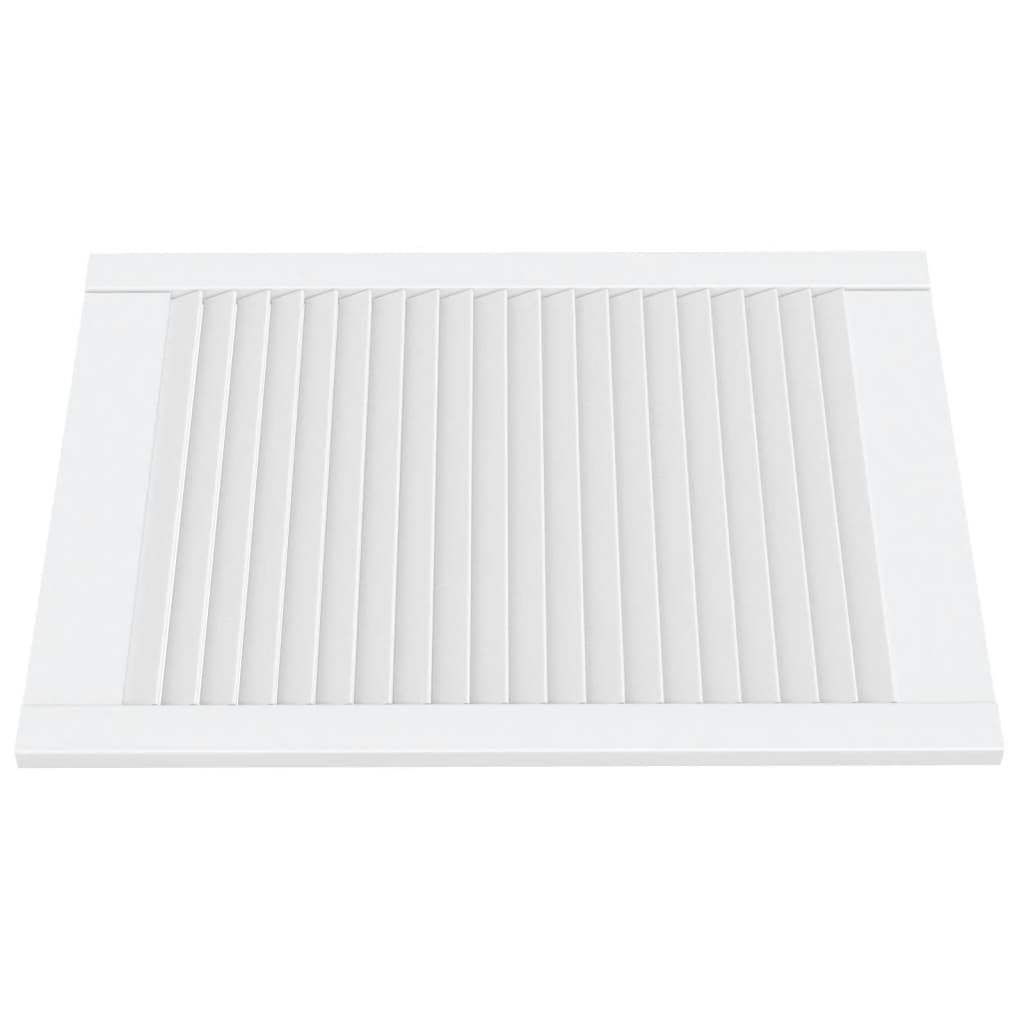 VIDAXL – Schiebelamellen, 4 Stück, 69 x 49,4 cm, Festkiefer, weiß
