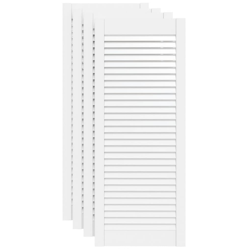 VIDAXL – Schiebegitter mit 4 Latten, 99,3 x 39,4 cm, weißes Holz