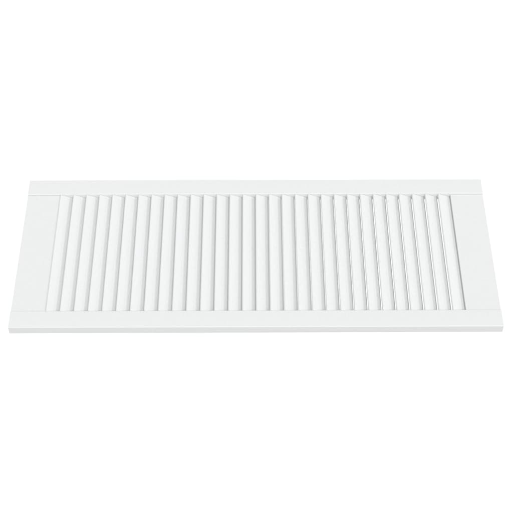 Vidaxl kastdeuren met lamellen 4 st 99,3x39,4 cm gwitrenenhout