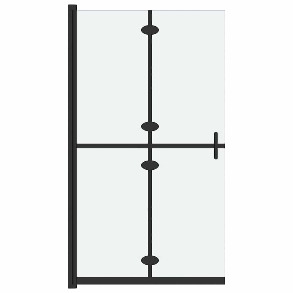 VidaXL Begeht Duschwand Schwester Faltstange 70x190 cm ESG-Glas-Matt