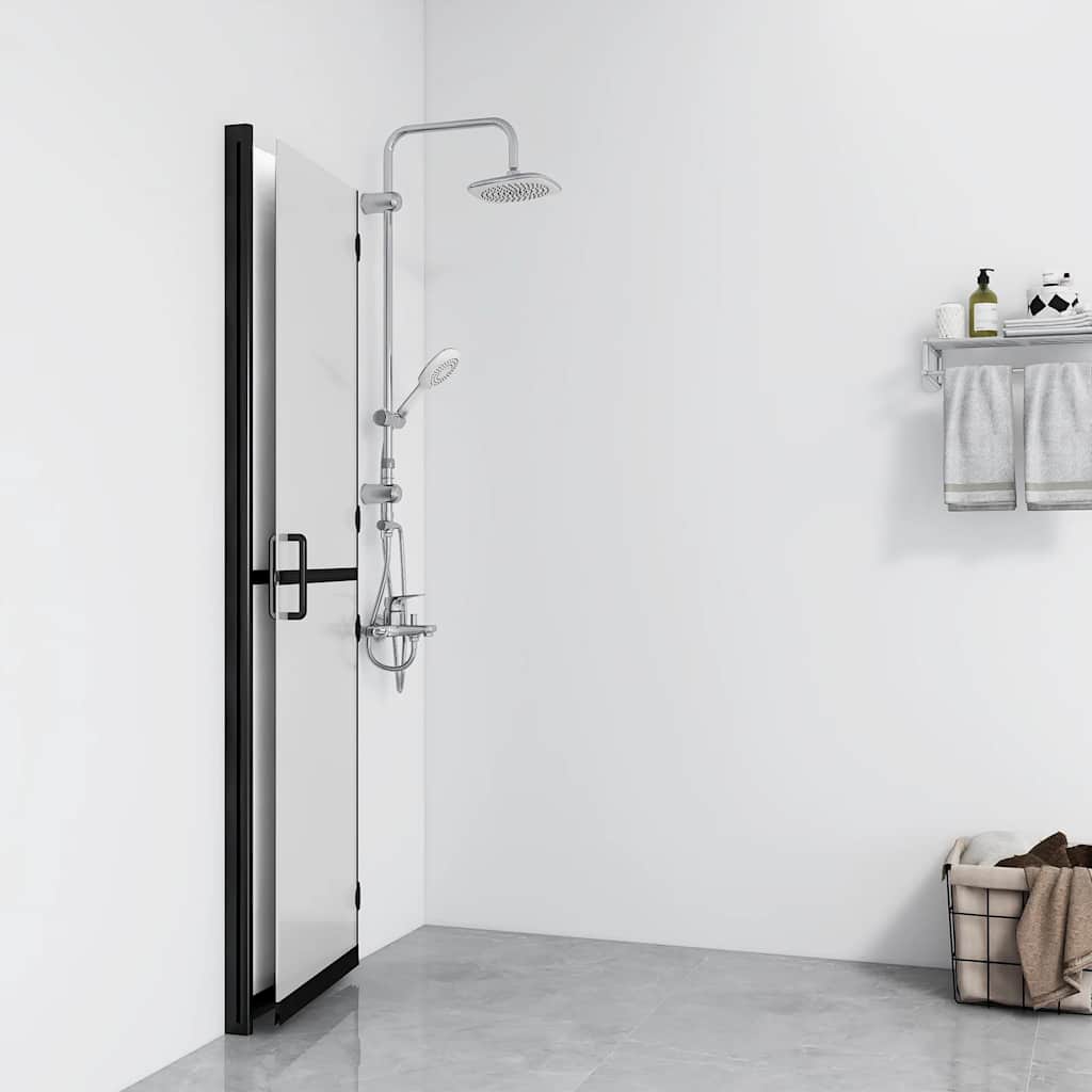 VidaXL Begeht Duschwand Schwester Faltstange 70x190 cm ESG-Glas-Matt
