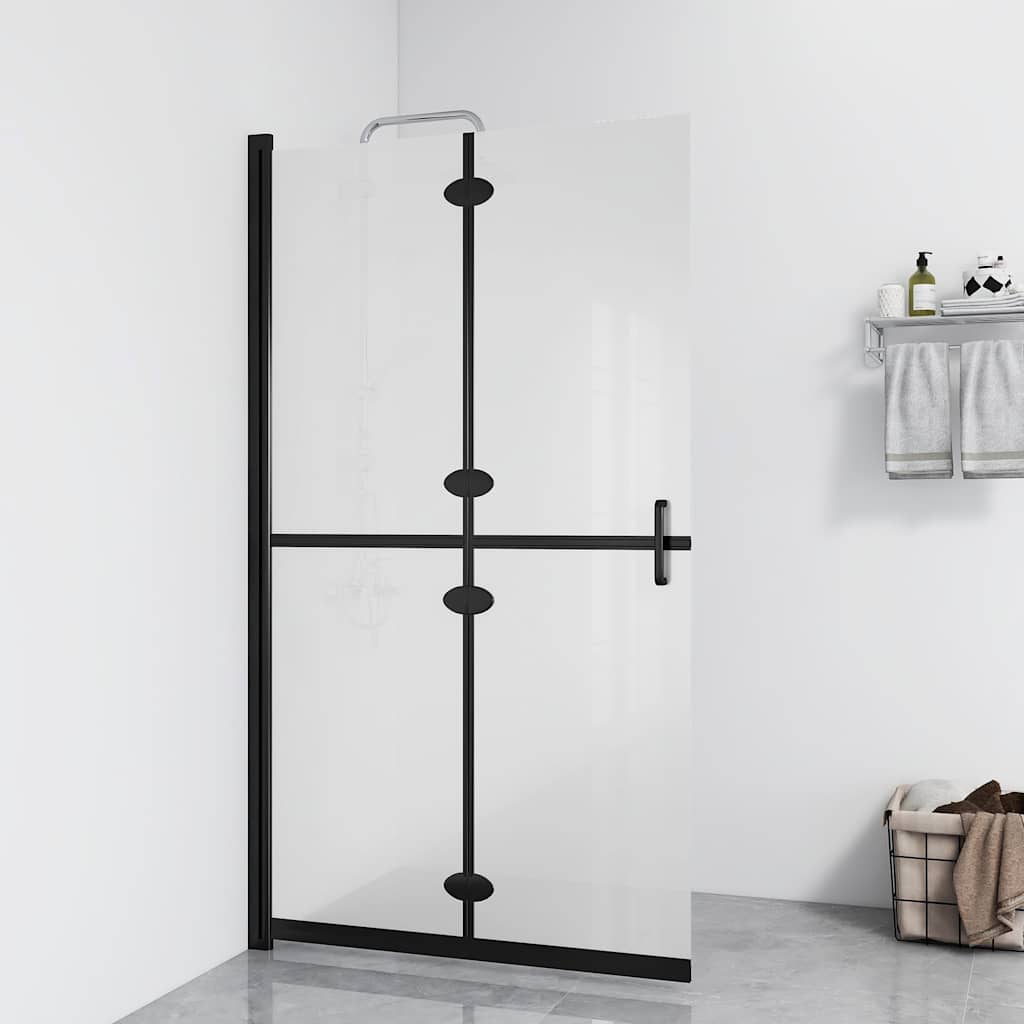 VidaXL Begeht Duschwand Schwester Faltstange 70x190 cm ESG-Glas-Matt