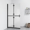 VidaXL Begeht Duschwand Schwester Faltstange 70x190 cm ESG-Glas-Matt