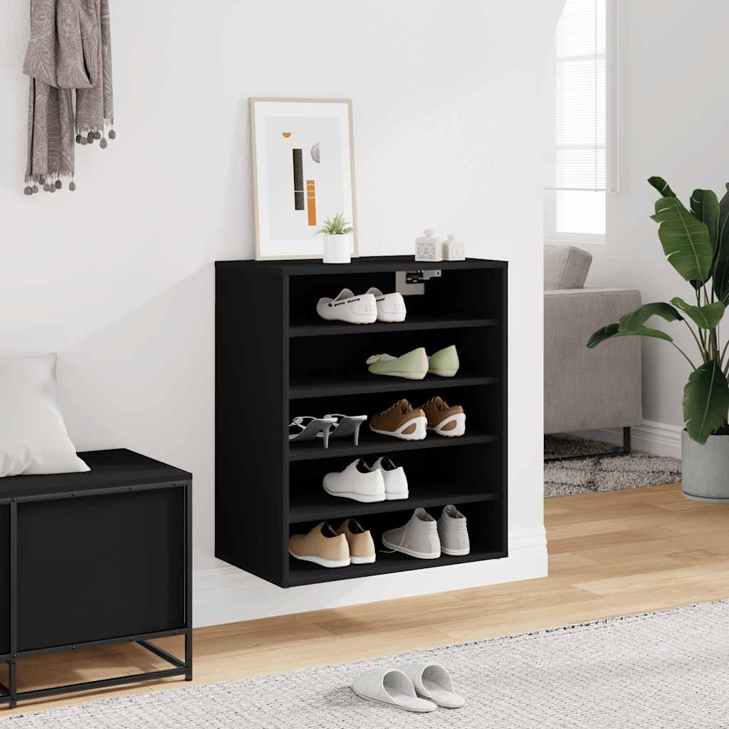 Vidaxx Schuhschrank 60x35x70 cm eigentiertes Holzschwarz