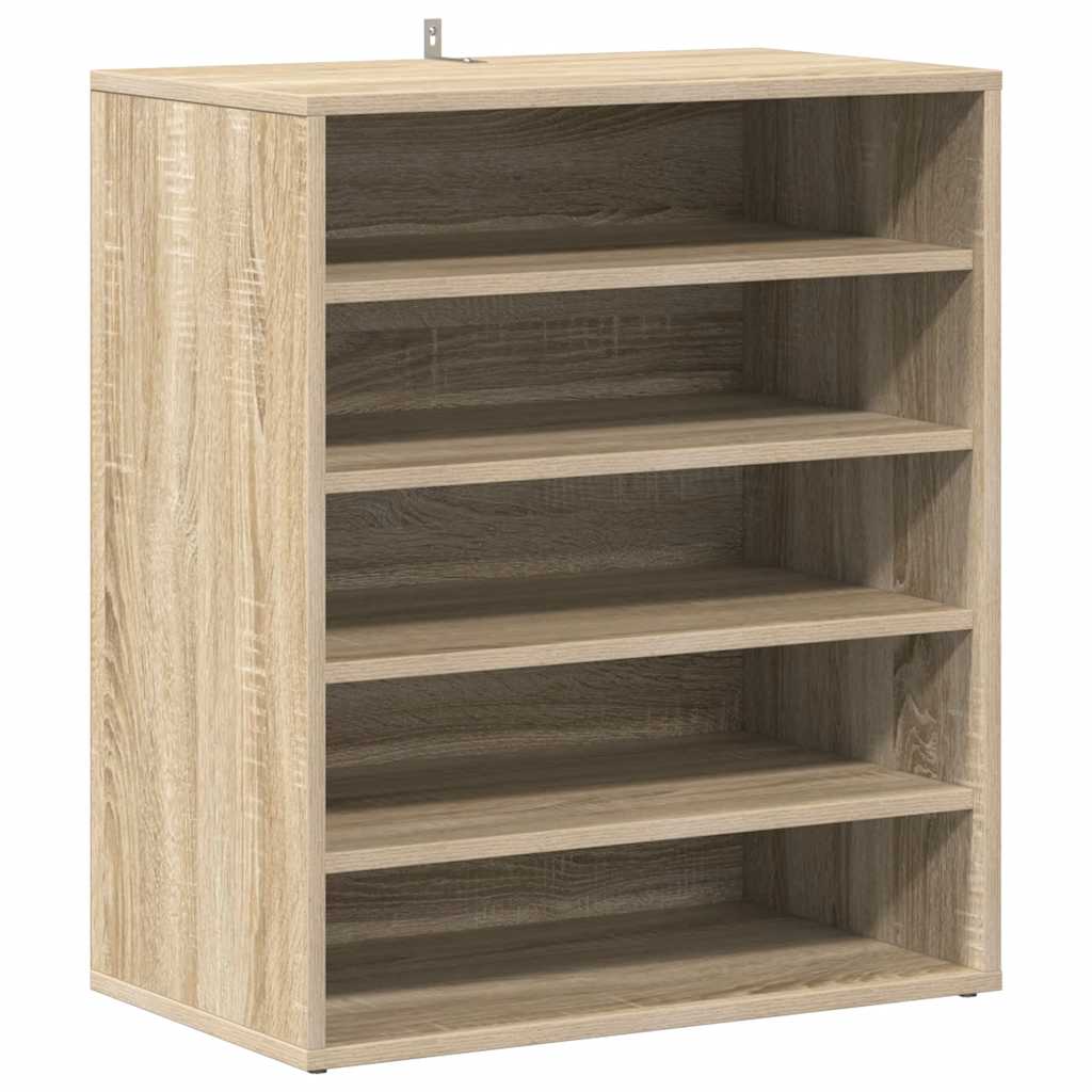 Vidaxx Schuhschrank 60x35x70 cm Propertiertes Holz Sonoma Eiche gefärbt