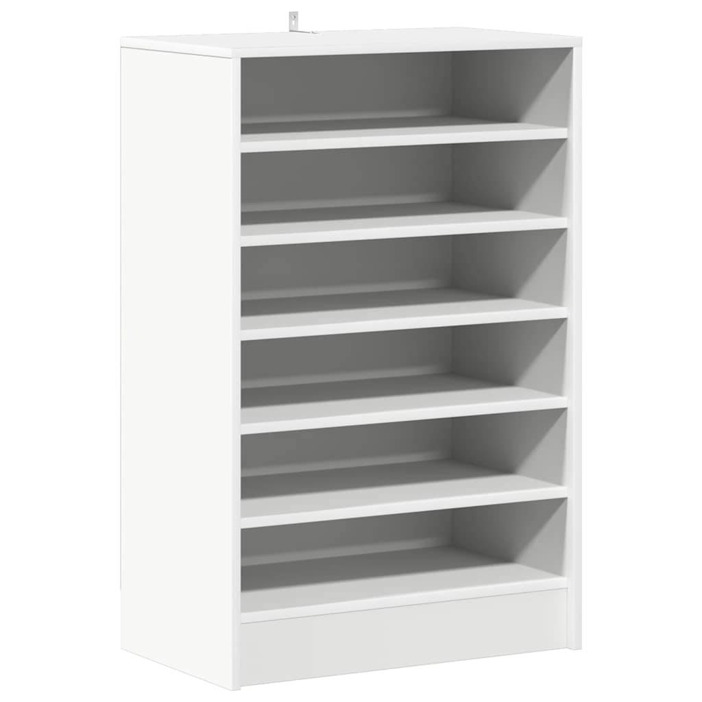 Vidaxl schoenenkast 60x35x92 cm bewerkt hout wit
