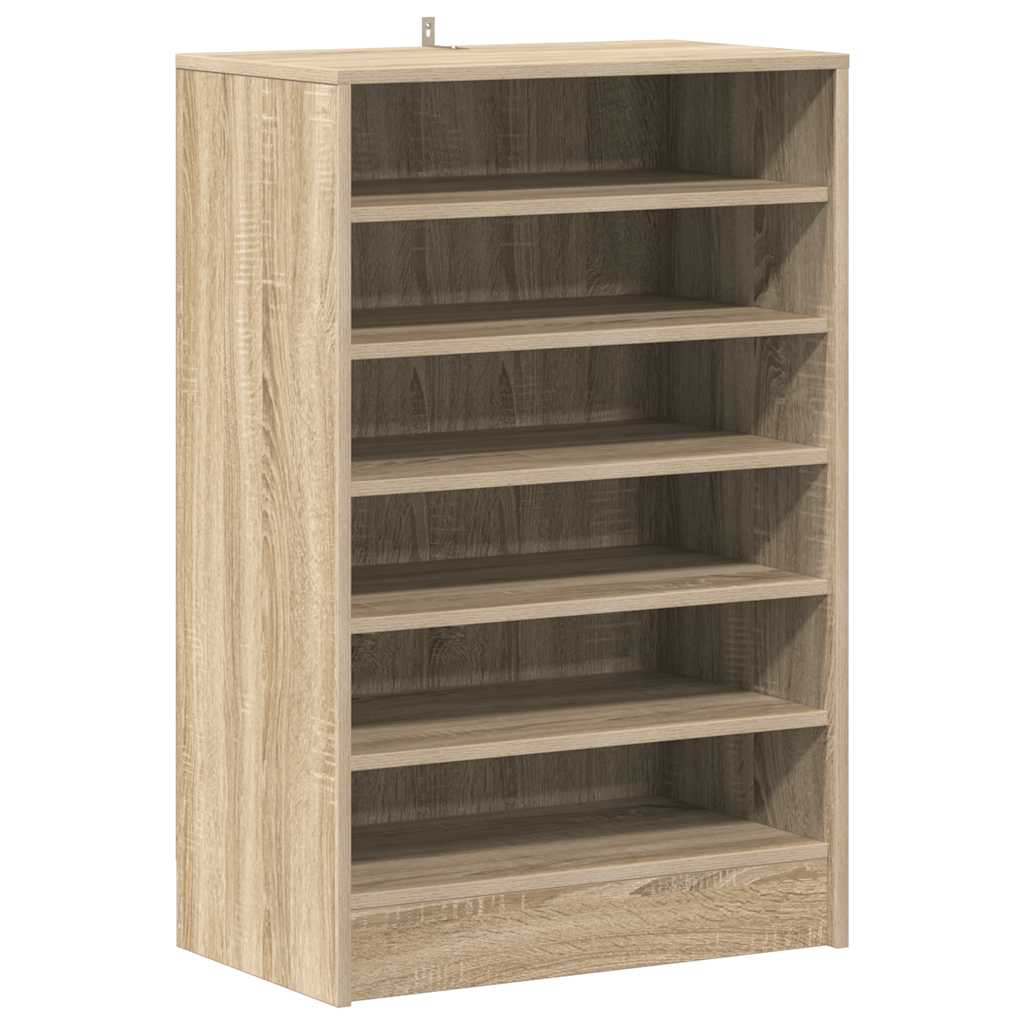 Vidaxx Schuhschrank 60x35x92 cm Propertiertes Holz Sonoma Eiche gefärbt